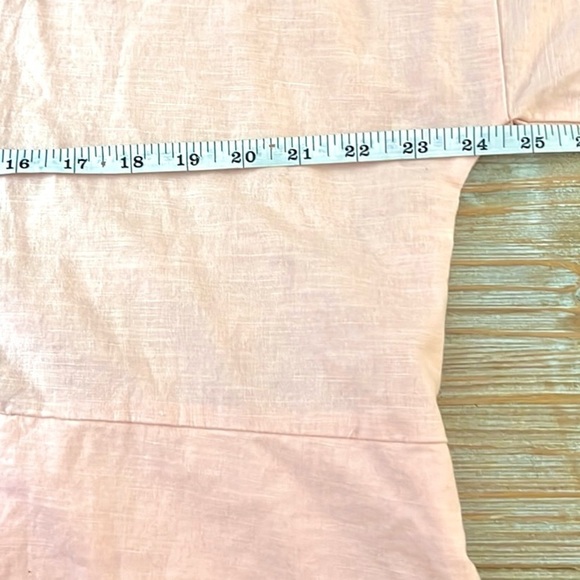 Princess Polly,Womens Oversized Sinclair Romper,Pink-Salmon Linen Blend,Size 4, - Picture 12 of 16